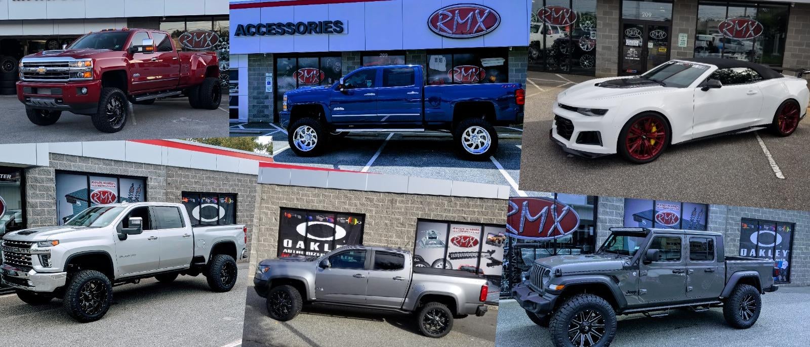 pickup truck collage